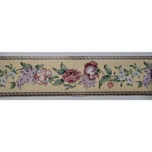 Williston Gardens Pre-pasted Decorative Wall Border - Flowers - 5 yds